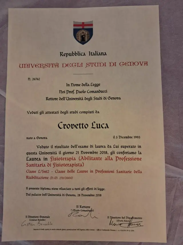 Luca Crovetto Fisioterapista - Fisioterapisti a Genova (2)