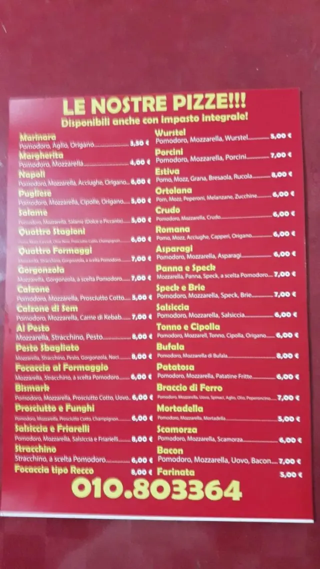 Pizzeria Ristorante SEM - Dove mangiare a Genova